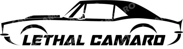 Lethal Camaro 6.5" Decal (Gen 1)