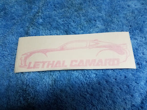 Lethal Camaro 6.5" Decal (Gen 6)