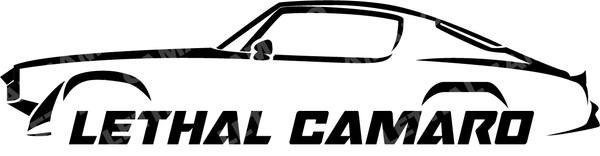 Lethal Camaro 6.5" Decal (Gen 2)