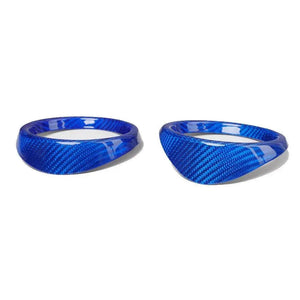 16-24 Camaro Carbon Fiber Dash AC Vent Chrome Delete Covers