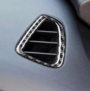 2pc 16-24 Camaro Carbon Fiber Dash Air Vent Overlay