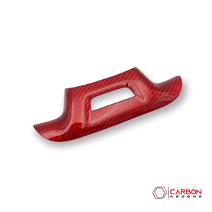 16-24 Camaro Carbon Fiber Lower Steering Wheel Emblem Trim Cover