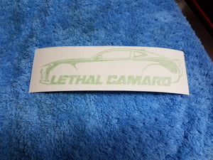 Lethal Camaro 6.5" Decal (Gen 6)