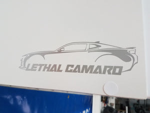 Lethal Camaro 6.5" Decal (Gen 6)