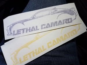 Lethal Camaro 6.5" Decal (Gen 6)