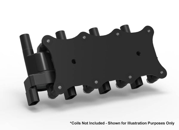 HOLLEY EFI IGNTION COIL REMOTE RELOCATION BRACKET, BLACK FINISH, PAIR