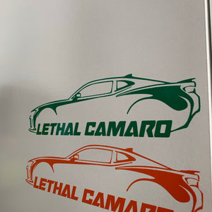 Lethal Camaro 6.5" Decal (Gen 6)