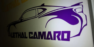 Lethal Camaro 6.5" Decal (Gen 6)